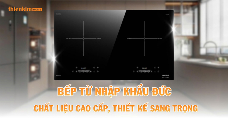 Bếp từ Hafele 533.09.989 mặt kính SCHOTT Ceran sang trọng